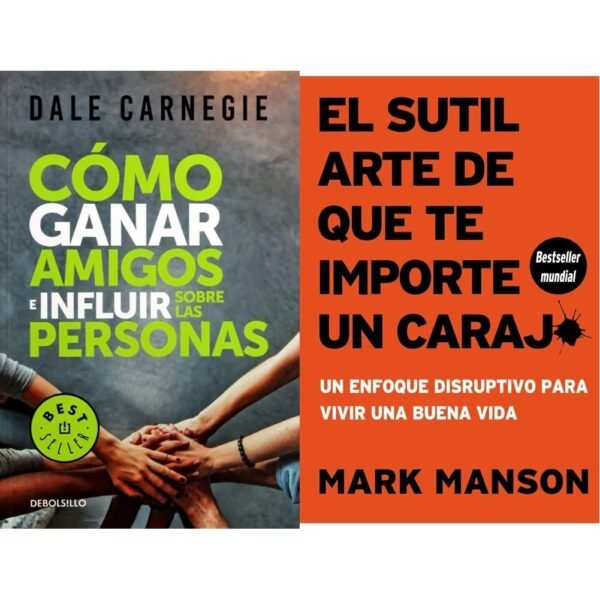 Pack Cómo ganar amigos e influir sobre las personas + El sutil arte de que te importe un carajo