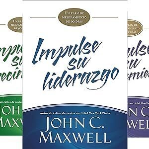 Pack Serie Impulse: Impulse su crecimiento + Impulse su liderazgo +  Impulse su pensamiento + Impulse sus prioridades de John C. Maxwell
